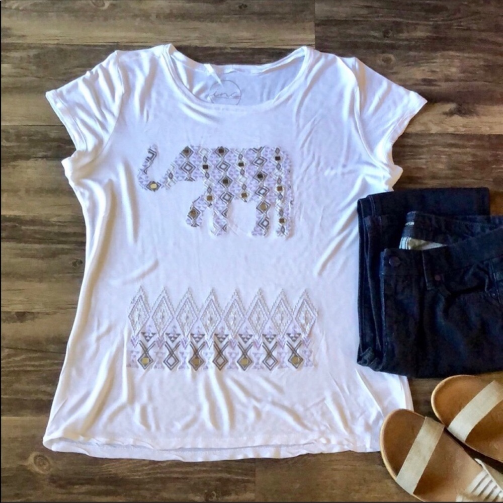 Inc Elephant Tee Shirt size XL